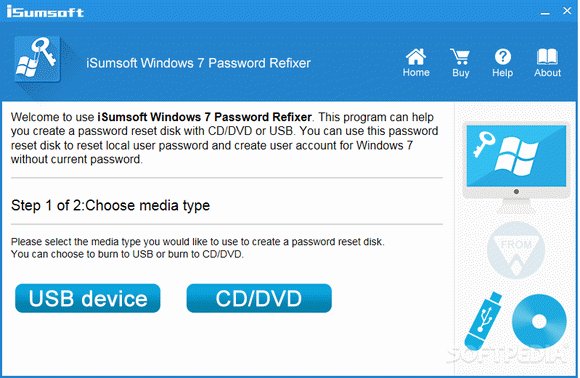 iSumsoft Windows 7 Password Refixer Crack + Serial Number