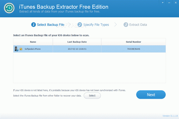 iTunes Backup Extractor Free Edition Crack + Serial Key (Updated)