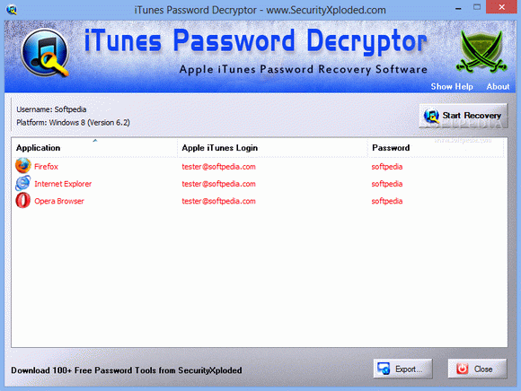 iTunes Password Decryptor Crack + Activation Code Updated