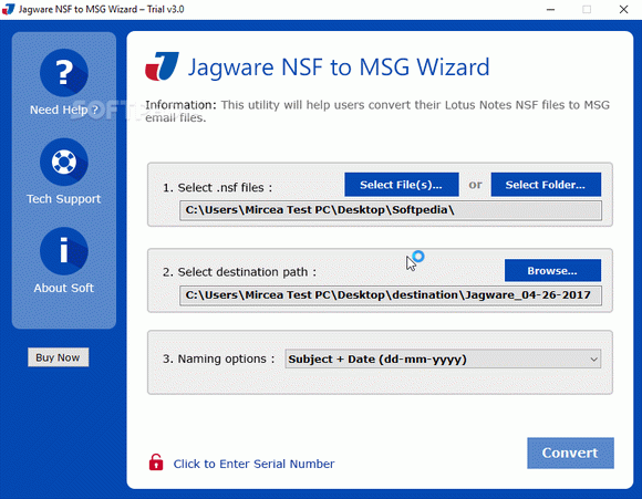 Jagware NSF to MSG Wizard Crack With License Key