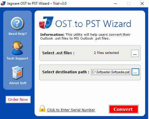 Jagware OST to PST Wizard Crack + Serial Key Download 2024