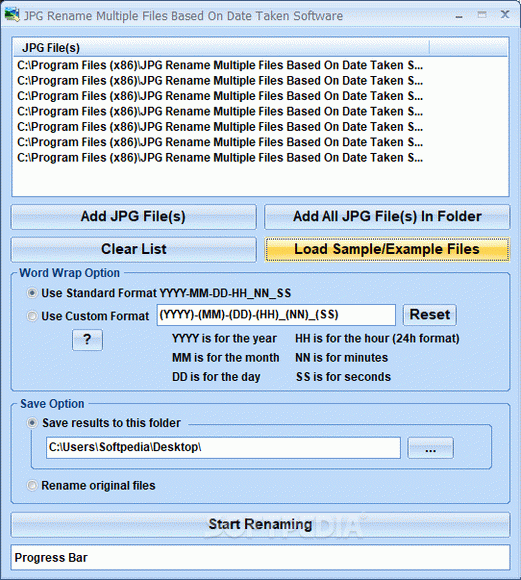 JPG Rename Multiple Files Based On Date Taken Software Crack + Serial Number