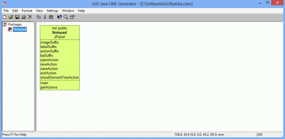 JUG Java UML Generator Crack + Serial Number
