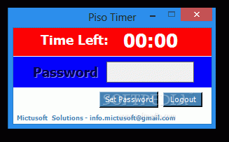 Piso Timer (formerly PC Timer) Crack Plus Serial Number
