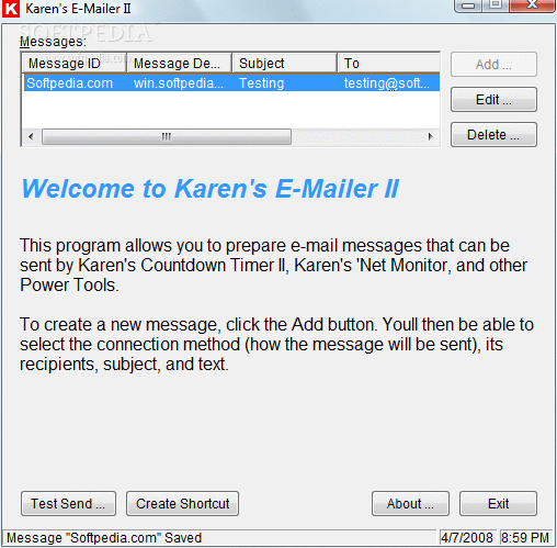Karen's E-Mailer II Crack With Activator Latest