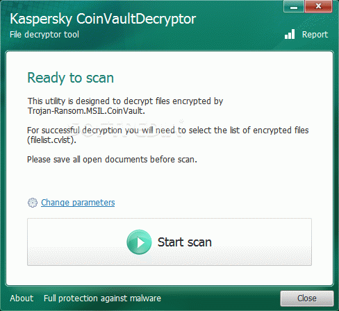 Kaspersky CoinVaultDecryptor Crack Plus License Key