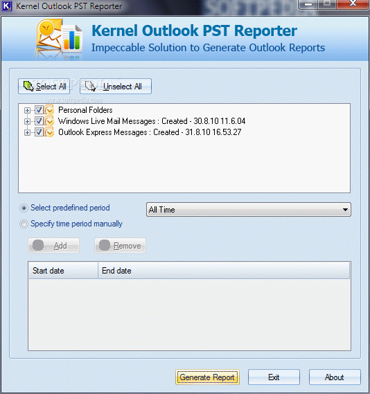 Kernel Outlook PST Reporter Crack Plus Keygen