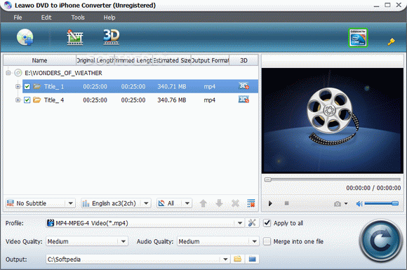 Leawo DVD to iPhone Converter Crack With Serial Key Latest