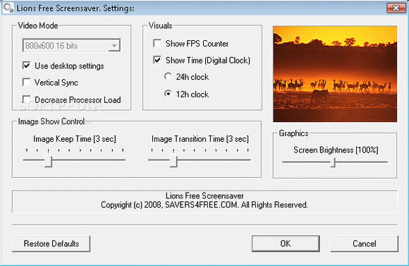 Lions Free Screensaver Crack With Serial Key 2024