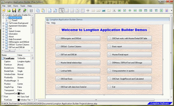Longtion Application Builder Free Edition Serial Number Full Version