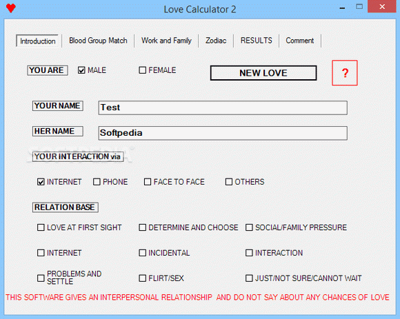 Love Calculator 2 Crack + Serial Key (Updated)