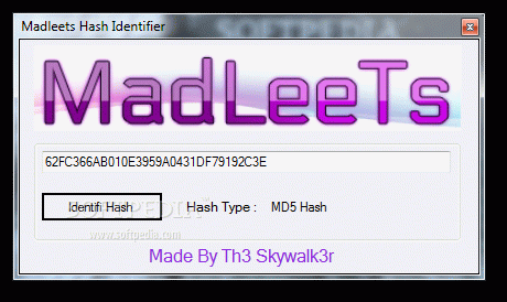 Madleets Hash Identifier Serial Number Full Version