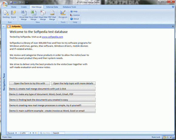 Mail Merge for Microsoft Access Crack With Serial Number