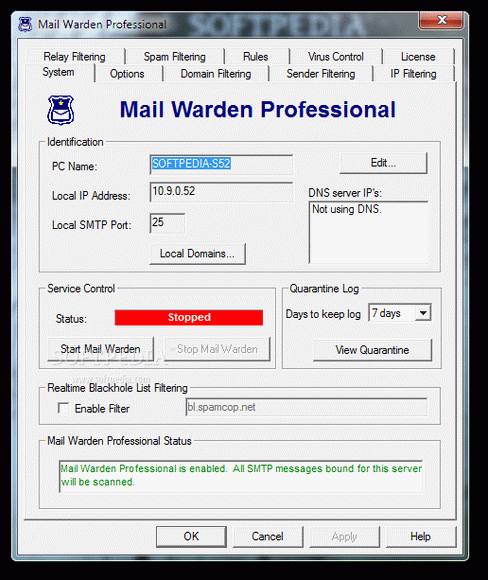 Mail Warden Professional Crack With Serial Key