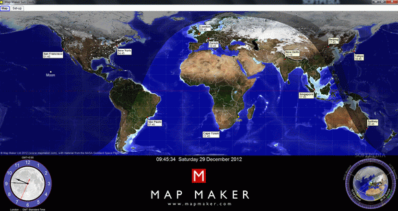 Map Maker Sun Clock Crack + License Key