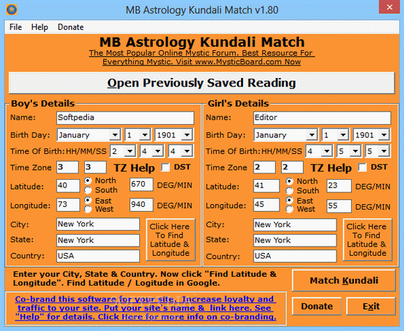 MB Astrology Kundali Match (formerly MB Free Astrology Kundali Match) Crack With Activation Code