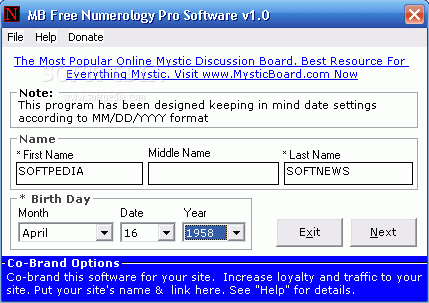 MB FREE Numerology Software Pro Crack With Serial Key Latest 2024