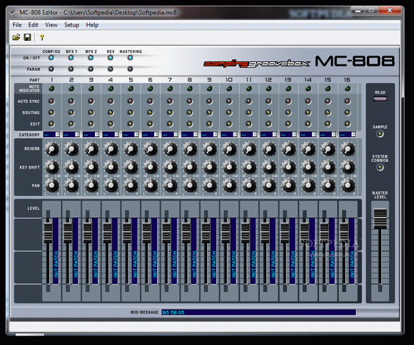 MC-808 Editor