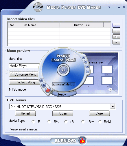 Media Player DVD Maker Crack & Serial Key