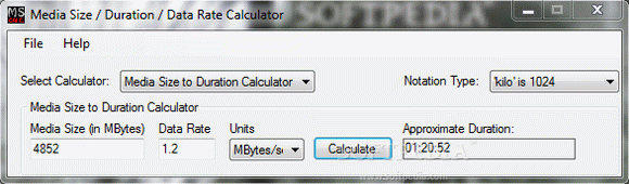 Media Size Calculator Crack Plus Activation Code