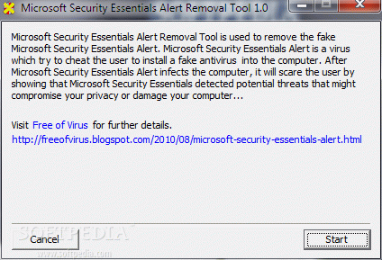 Microsoft Security Essentials Alert Removal Tool Crack Plus License Key