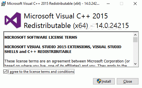 Microsoft Visual C++ Redistributable Package 2015 Crack + Keygen Updated