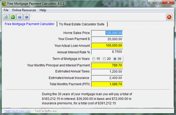 Free Mortgage Payment Calculator Crack With Keygen