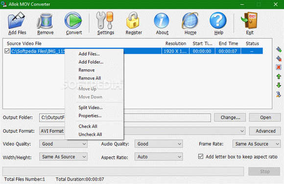 Allok MOV Converter Serial Number Full Version