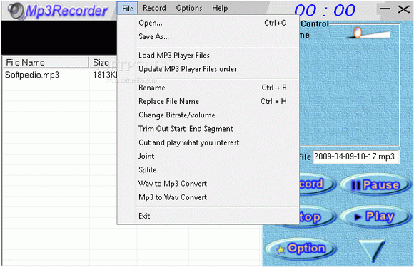 Mp3 Recorder Splitter&Joiner Crack + Activator Download