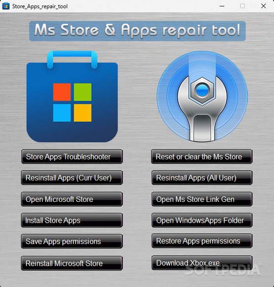 Ms Store & Apps repair tool Crack With Serial Key