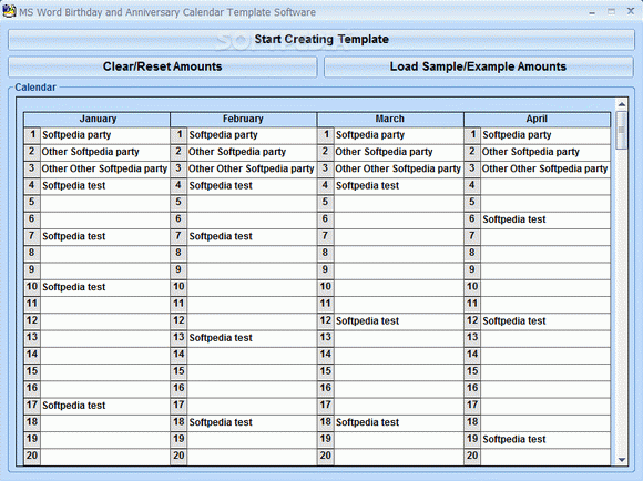 MS Word Birthday and Anniversary Calendar Software Crack With Serial Key Latest 2024