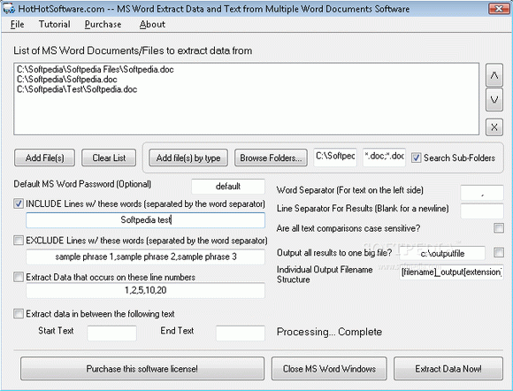 MS Word Extract Data and Text from Multiple Word Documents Crack + Activator (Updated)