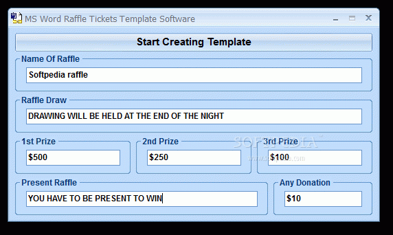 MS Word Raffle Tickets Template Software Activation Code Full Version