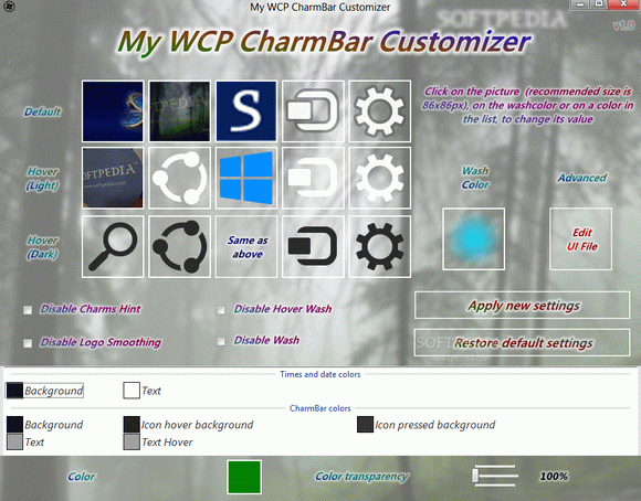 My WCP CharmBar Customizer Crack Plus Activator