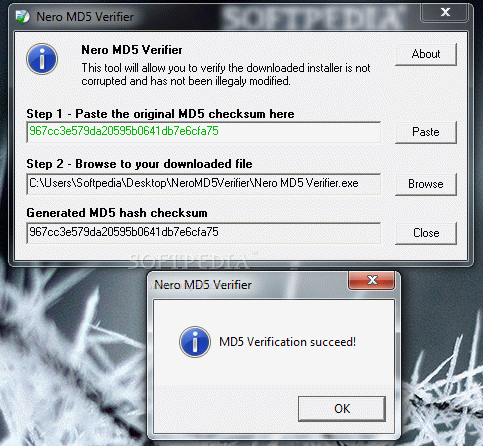 Nero MD5 Verifier Crack + Serial Key (Updated)