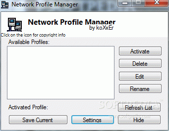 Network Profile Manager Crack Plus Keygen