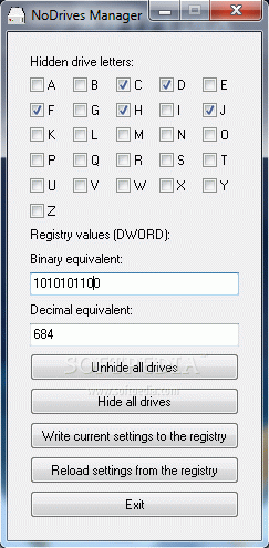 NoDrives Manager Crack & Activation Code