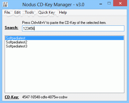 Nodus CD-Key Manager Activator Full Version