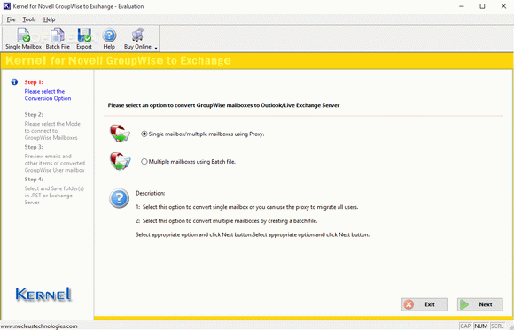 Kernel for Novell GroupWise to Exchange Crack With Activation Code 2024