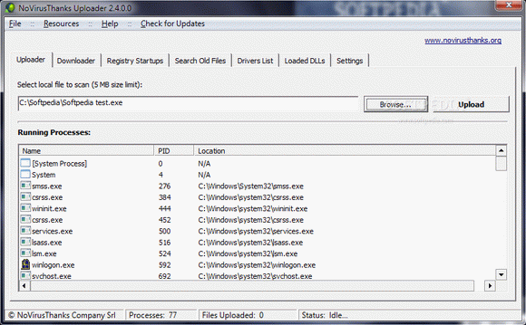 NoVirusThanks Uploader Crack + License Key Download 2024