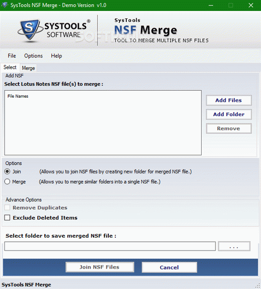NSF Merge Software