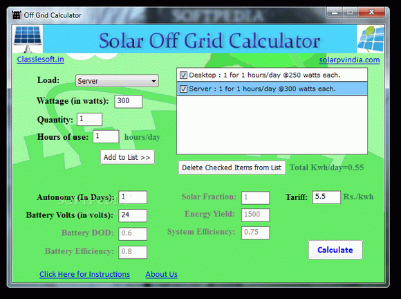Off Grid Calculator Crack With Activator Latest 2024