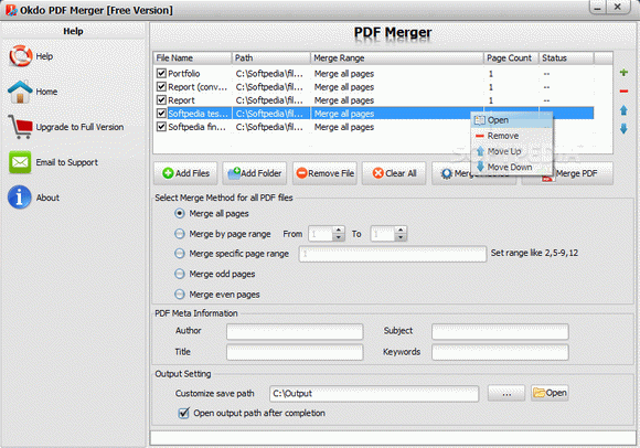 Okdo PDF Merger Crack Full Version