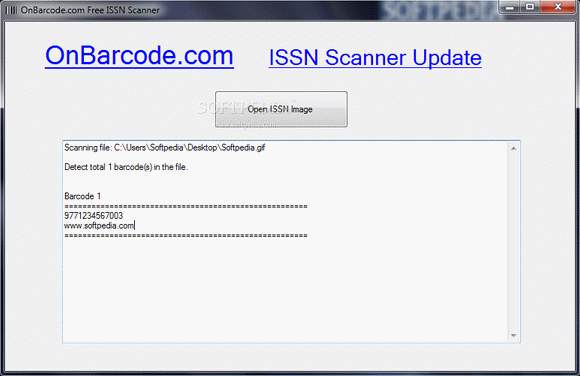 OnBarcode.com Free ISSN Scanner Crack With Activation Code