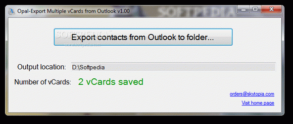 Opal-Export Multiple vCards from Outlook Crack With License Key