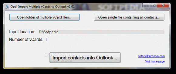 Opal-Import Multiple vCards to Outlook Crack + Keygen