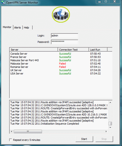 OpenVPN Server Monitor Crack & License Key