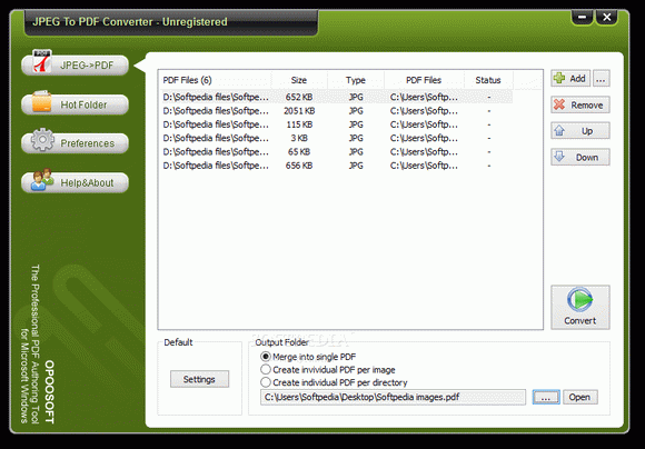 OpooSoft JPEG To PDF Converter Keygen Full Version