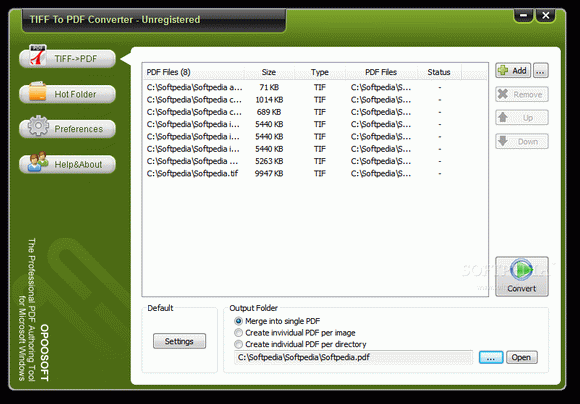 OpooSoft TIFF To PDF GUI + Command Line Crack With Keygen 2024