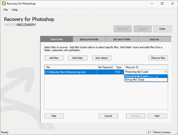 Recovery for Photoshop Crack With Keygen